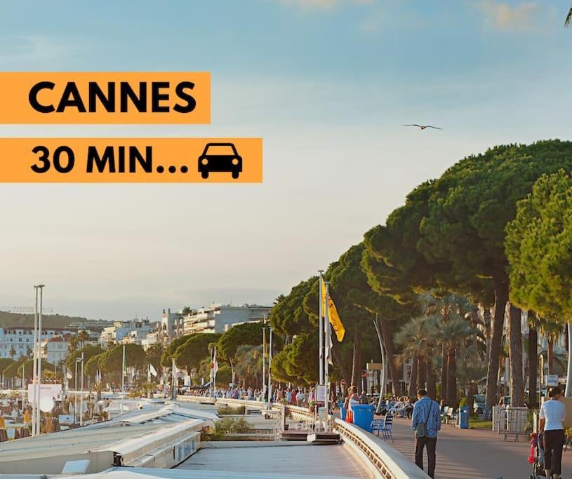 Lumineux, Tout Confort, Wifi & Terrace & Parking Saint-Laurent-du-Var Eksteriør bilde